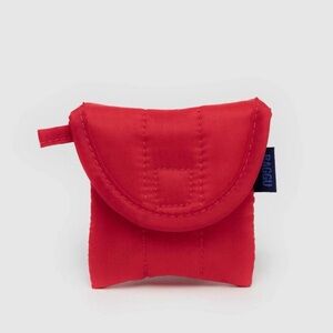 BAGGU Puffy Earbuds Case - Candy Apple Red - NWT